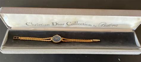 Orologio con quadrante ovale Christian Dior by Bulova in oro